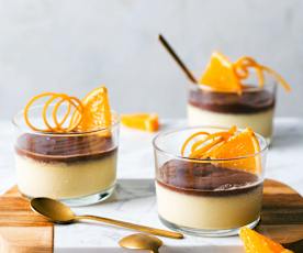 Posset au chocolat et à l'orange