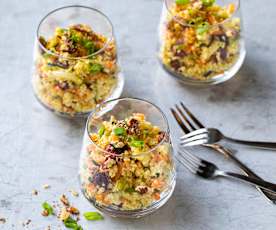 Salade de millet en verrines