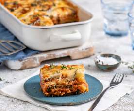 Wegetariańska moussaka (musaka)
