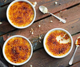 Traditional crème brûlée