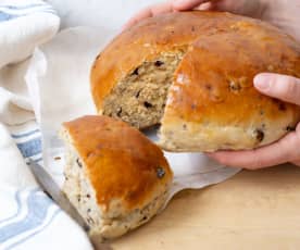 Cramique, brioche du Nord aux raisin secs