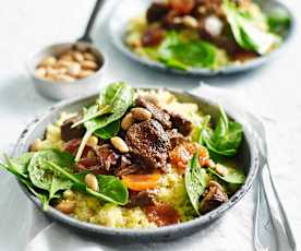Easy Morrocan lamb with couscous