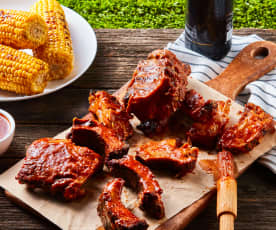 Baby Back Ribs with Stout Beer BBQ Sauce