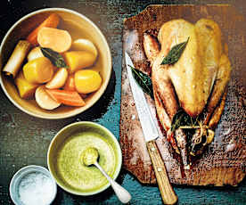 Pot-au-feu de pintade