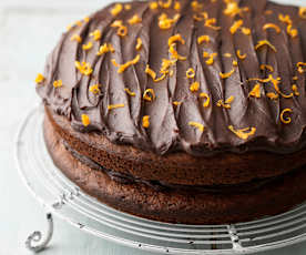 Chocolate Jaffa Cake (Gluten Free)