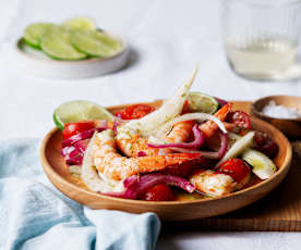 Salade de crevettes sicilienne