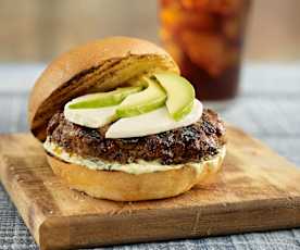 Chorizo Burger with Jalapeno Aioli