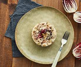 Risotto radicchio e salsiccia