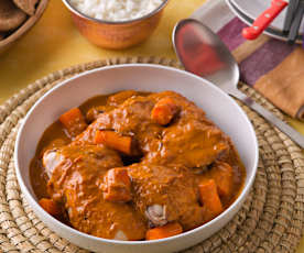 Guiso senegalés de pollo