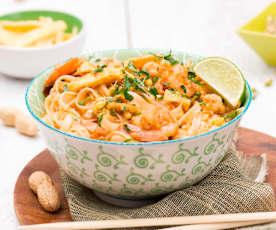 Pad Thai de camarão
