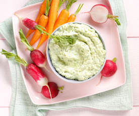 Fava Bean and Goat Cheese Dip