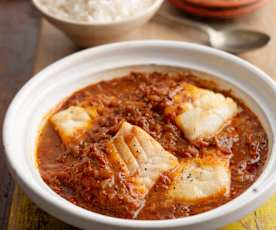 Timatar Wali Macchi (Cod in Tomato Sauce)