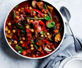 Chickpea ratatouille (gut health)