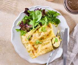 Cannelloni mit Artischockenpüree