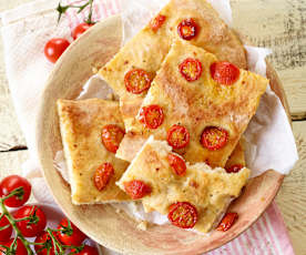 Focaccia auf apulische Art