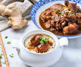 Ginger Sesame Oil Chicken Cubes