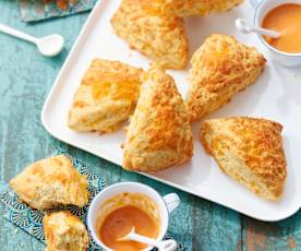 Scones à la sauge et au cheddar