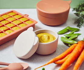 Gemüseallerlei mit Kalbfleisch