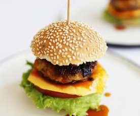 蘑菇芝士黑松露汉堡