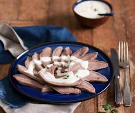 Ozory w sosie chrzanowym na zimno