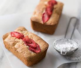 Banana berry mini loaves