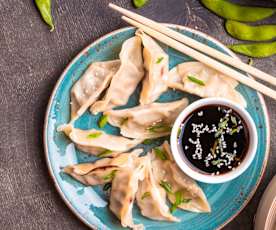 Pork and prawn dumplings