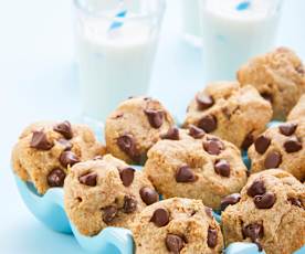 Galletas con chispas de chocolate