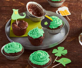 Cupcakes de la Saint-Patrick