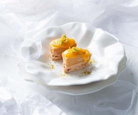 Turrón de foie y compota de lima