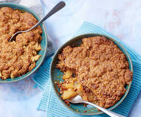 Crumble pomme-cannelle