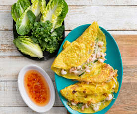 Banh xeo (crispy Vietnamese pancake)