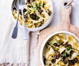 Porçini Mantarlı Tagliatelle