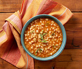 Pasta e fagioli cannellini