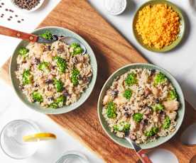 Chicken, Broccoli, and Cheddar Rice