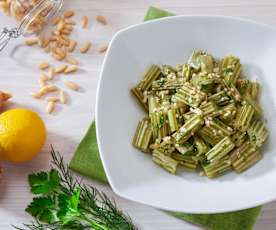 Insalata di cardi alle erbe e pinoli