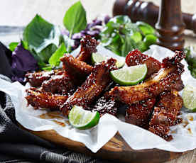 蜜汁香蒜烤排骨