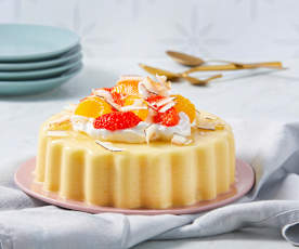 Creamy Orange and Pineapple Jello Mold