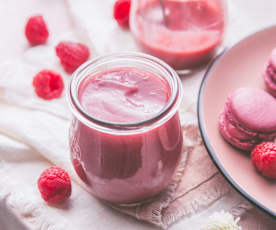 Curd à la framboise