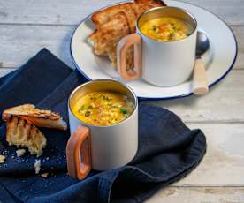 "Hug in a mug" chicken soup