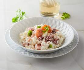Risotto al ragù bianco di mare
