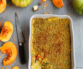 Carrot, Pumpkin and Chard Pie