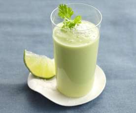 Soupe froide avocat-coco