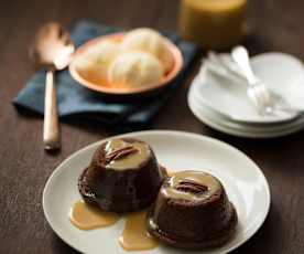 Gluten free sticky date puddings