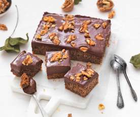 Gâteau noix-chocolat