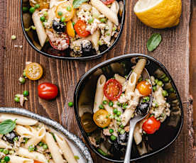 Pasta Salad with Trout and Vegetables