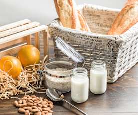 Yogurt di avena e arancia