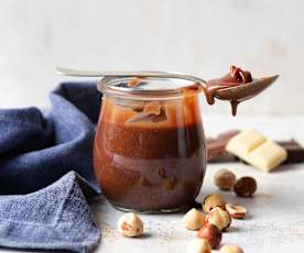 Creme de avelã e chocolate