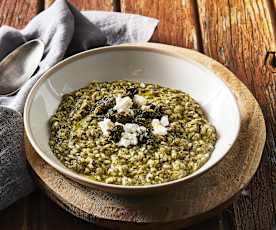 Risotto ricotta e spinaci