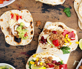 Fajitas con carne de res deshebrada TM6