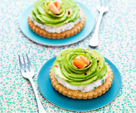 Tartelette à l'avocat